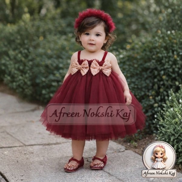 Stylish Maroon Frock