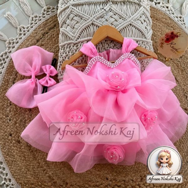 Charming Pink Party Dress