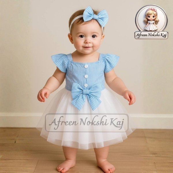 Stylish Blue Tutu Dress