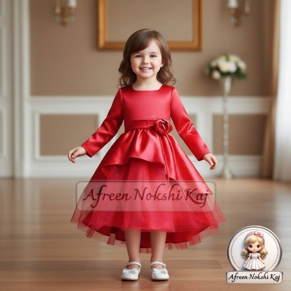 Elegant Pink Party Dress