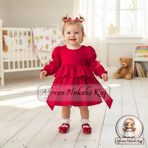Lovely Red Toddler Dress