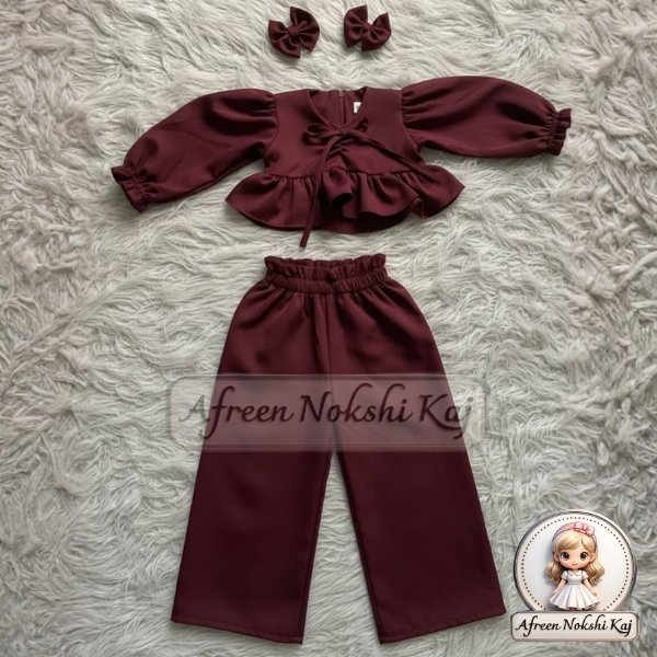 Stylish Burgundy Outfit