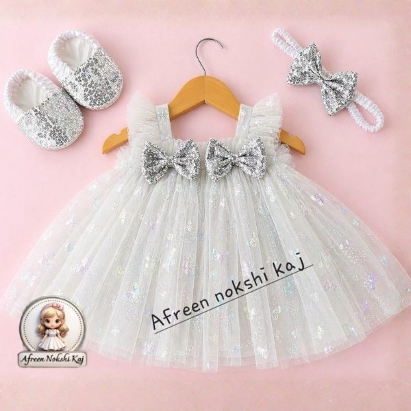 Premium White Heart Dress