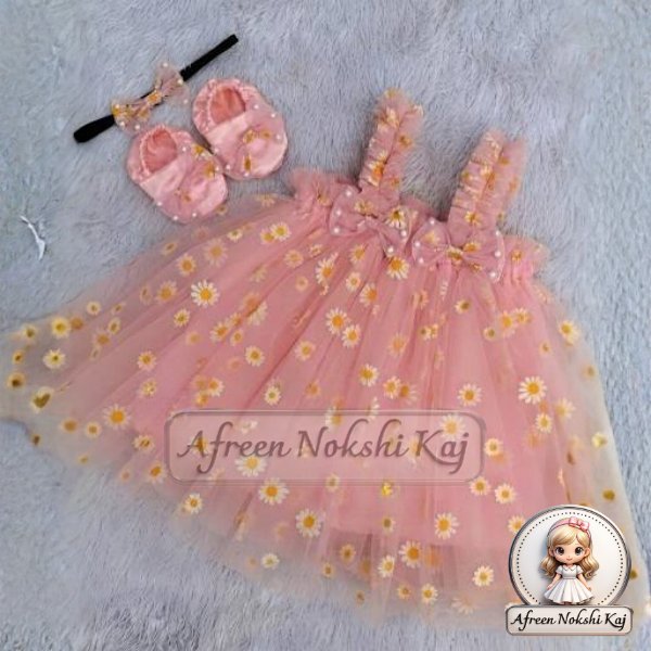 Celestial Pink Ruffle Dress