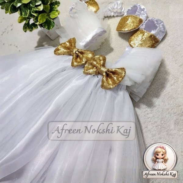 Beautiful White Party Gown