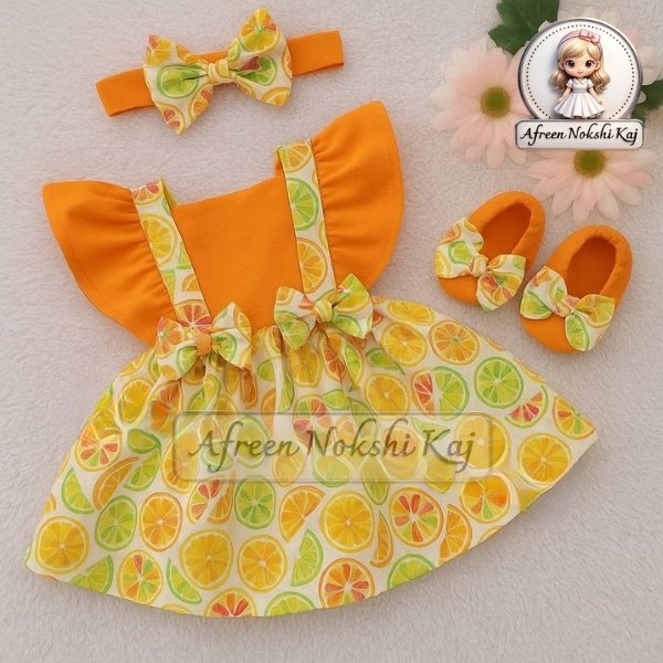 Premium Lime Spring Frock