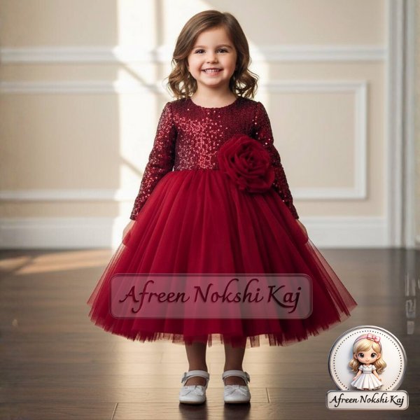Glamorous Ruby Party Dress