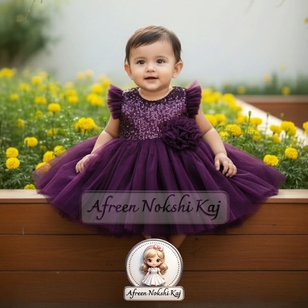 Premium Purple Party Dress