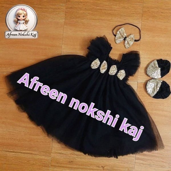 Gorgeous Black Sequined Frock