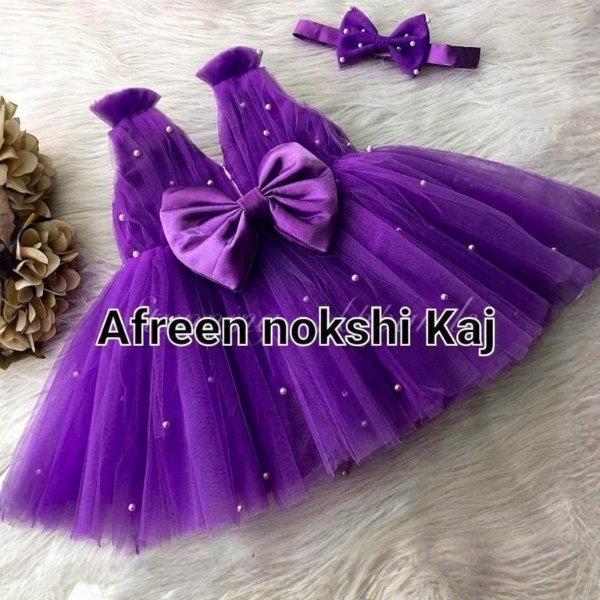Stylish Purple Tulle Dress