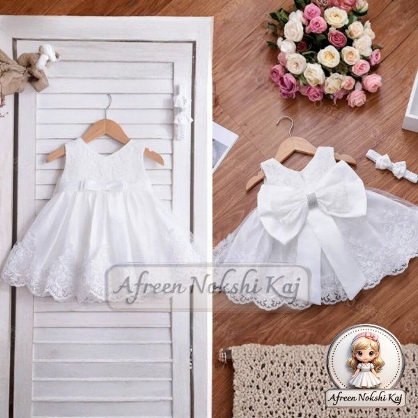 Adorable White Frock