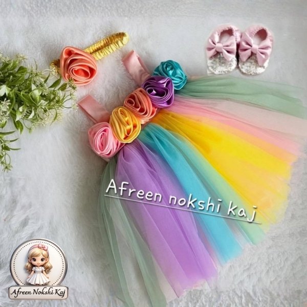 Stylish Multi-Color Frock